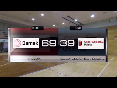 Damak vs Coca-Cola HBC Polska - XII kolejka - I Liga Warszawa - Koszykarska Liga Biznesu