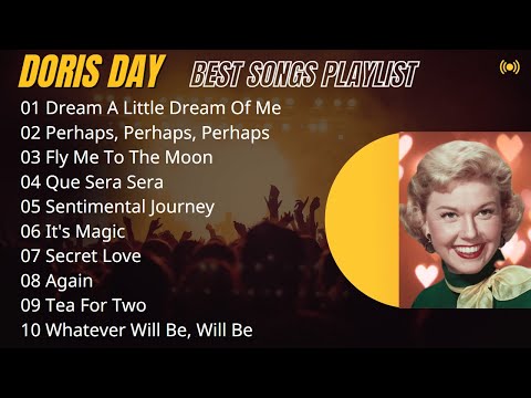 🎵Best Songs Playlist of Doris Day (lyrics) #dorisday #oldies