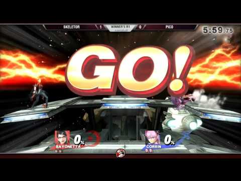 VS Weekly 2/11/15 - Winners R1 - Skeletor (Bayonetta) vs. Pico (Corrin/Peach) - Smash 4