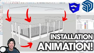 Creating a Moving INSTALLATION ANIMATION in SketchUp!