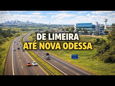 📍 De Limeira até a Prefeitura de Nova Odessa, SP