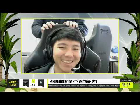 T1.Whitemon Winners Interview Vs Alliance - ESL ONE SUMMER 2021