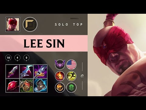 Lee Sin Top vs Gwen - NA Master Patch 25.24