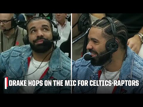Drake called the end of Celtics-Raptors 🤣 | NBA on ESPN
