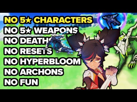 I Beat Genshin's Hardest Abyss EVER With Only 4 Stars