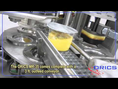 Orics mr-35 rotary yogurt cup filling and sealing machine (p...