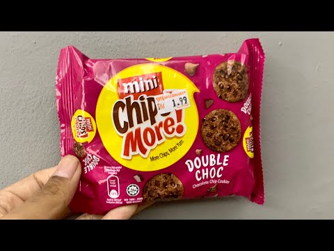 Double Choc Chocolate Chip Mini Cookies Chips More! | Malaysian Snacks