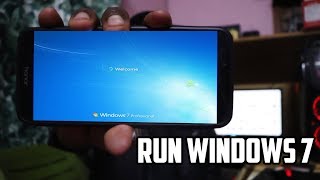 How To Run Windows 7 on Your Android | Without Root