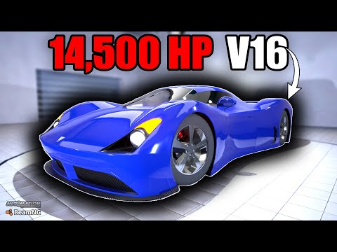 I Made The Most Powerful Car Ever! | Automation The Car Company Tycoon Game & BeamNG.drive