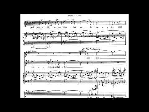 Henri Duparc: La fuite (1871) with score
