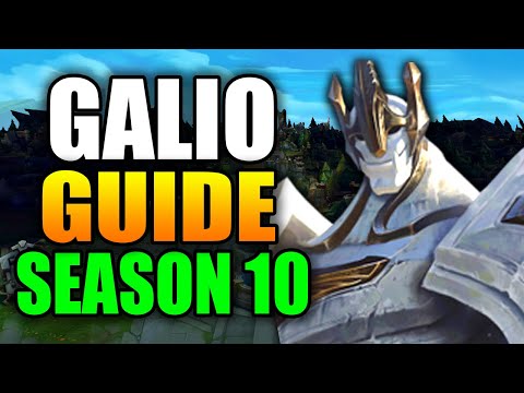 SEASON 10 GALIO GAMEPLAY GUIDE - (Best Build & Runes, Playstyle) - League of Legends
