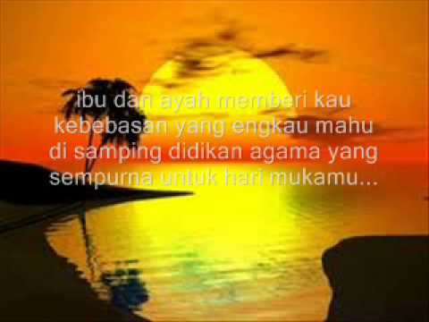 CAREFREE - Anak (lirik)