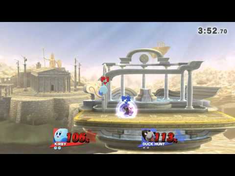 SSB4 WII U: Random FG #23: Kirby vs Duck Hunt