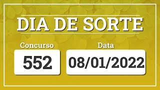 Capa de DIA DE SORTE 552