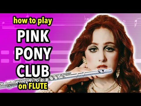 How to play Pink Pony Club on Flute | Flutorials