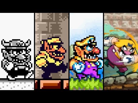 Evolution of Wario in 2D (1994-2019)