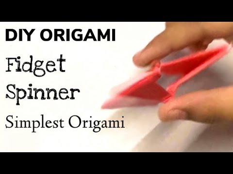 Simplest Fidget Spinner - Awesome Origami