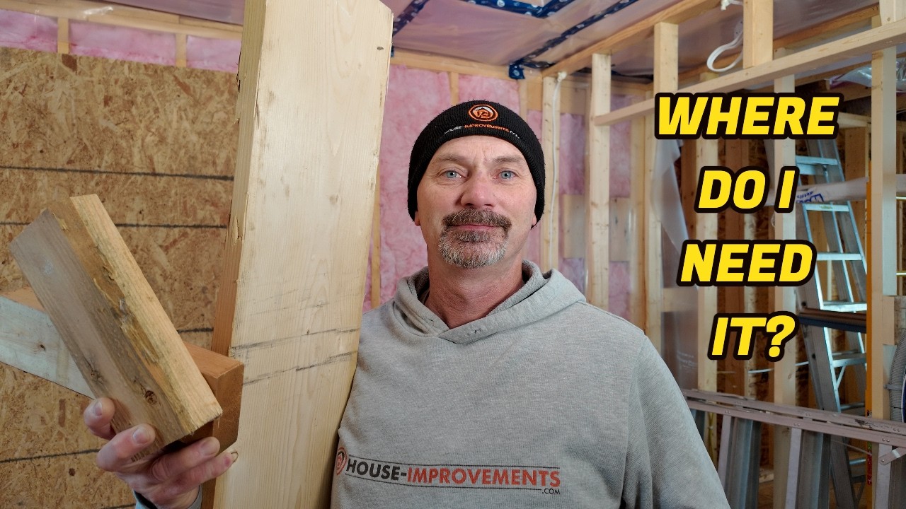 Where To Install Blocking & Backing When Framing