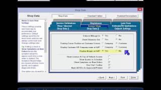 ShopKey Mgmt SE - Setup: Screen View Options