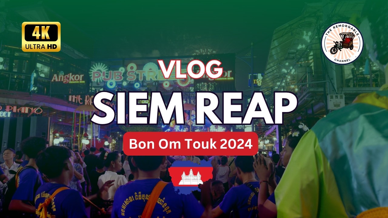 [4K Ultra HDR] 🇰🇭 Siem Reap Water Festival 2024: A Journey Through Cambodia’s Biggest Celebration!