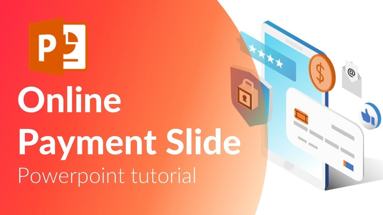 Online  Payment slide in powerpoint. Powerpoint tricks