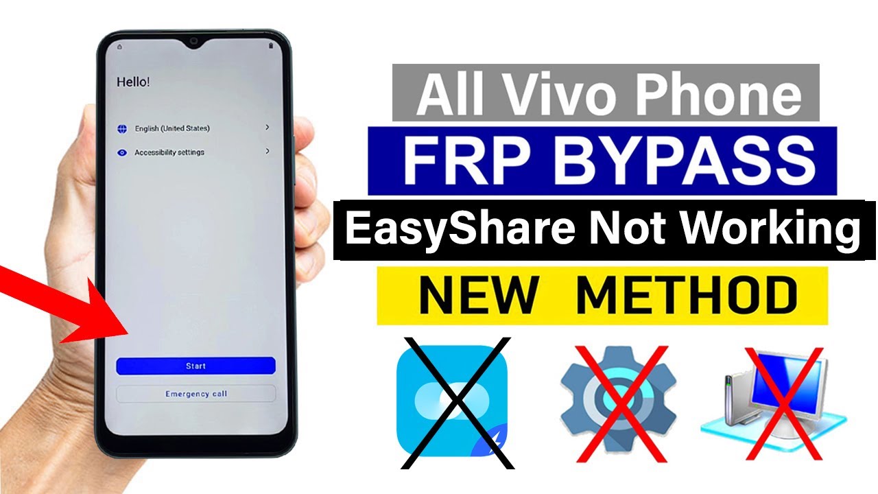 All Vivo Phone - Google Account Remove | EasyShare Not Working (New Method Without Pc)