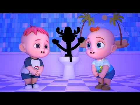 Monster In The Toilet Song 🚽😈 | Funny Kids Songs | Boo Kids Song & Nursery Rhymes