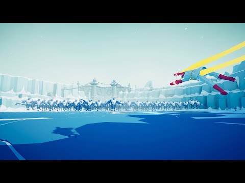 Strongest Unit in TABS (Super Peasant) vs 100 Giant Units - TABS | Totally Accurate Battle Simulator