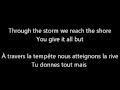 U2 With or without you traduction francaise