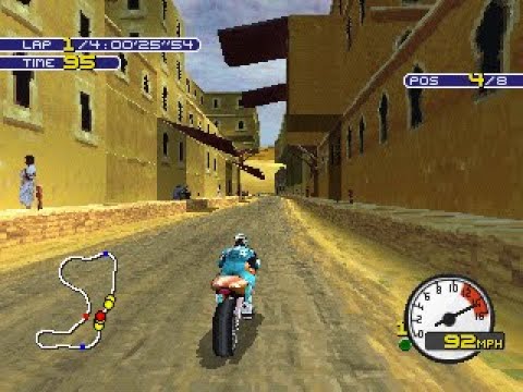 Moto Racer 2 (PS1) Playthrough