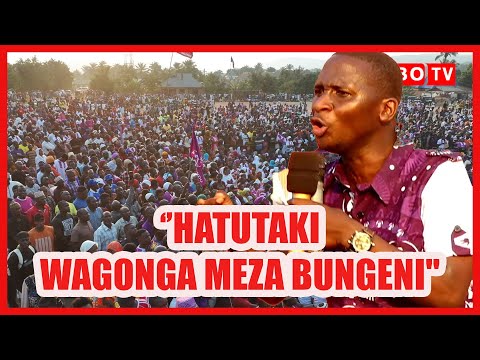 BABA LEVO AINGIA KWENYE 18 ZA NONDO/" HATUTAKI WAGONGA MEZA BUNGENI" ABDUL NONDO...