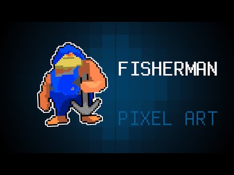 Fisherman Pixel art | Pixelist