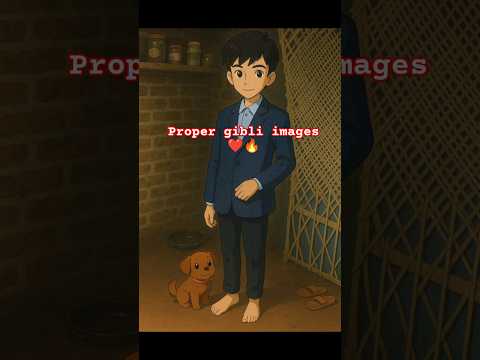 🔥#animation #chatgpt #gibli #shorts #youtubeshorts ❤️