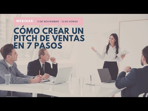 Webinar C�mo Crear un pitch de ventas en 7 pasos