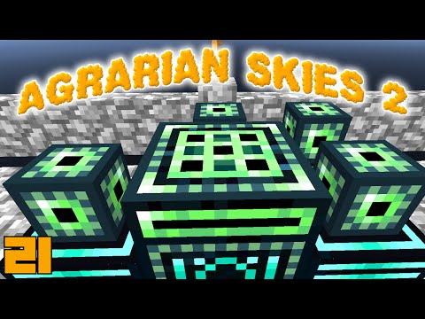 Minecraft Mods Agrarian Skies 2 - POWER GRID !!! [E21] (Modded Skyblock)