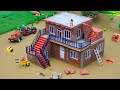 Diy Tractor Making Mini House Building With Bricks And Cement Science Project Aafnocreator