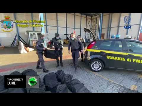 Top Channel/ Kapen 160 kg kokainë në Itali, arrestohen dy shqiptarë: Vlera, 20 milione euro!