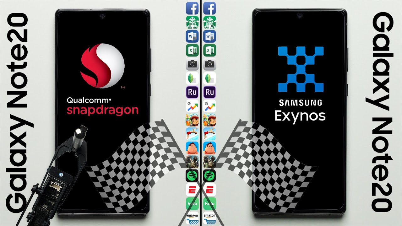 Galaxy Note 20: Snapdragon vs. Exynos Speed Test