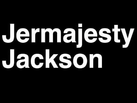 How to Pronounce Jermajesty Jackson Brother Jermaine Grand Son Family Feud Fight Twitter Interview