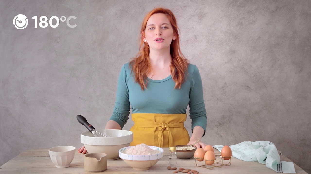 Gâteau fondant à la boisson végétale d'amande