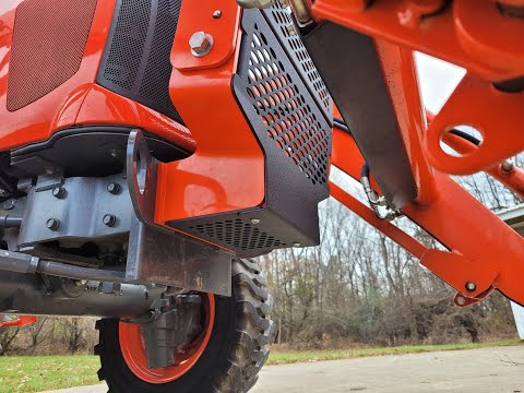 Back saving tip! Tie down & brush guard installation