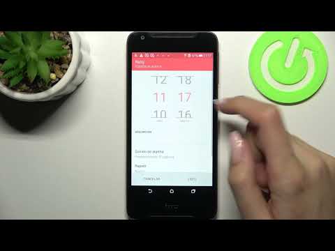 Cómo poner la alarma en HTC DESIRE 628
