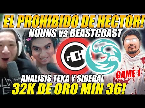 🔴BEASTCOAST vs NOUNS🔵[GAME1/bo3] EL PROHIBIDO DE K1!!! CASI 1K DE ORO POR MINUTO! - BTS S13 | DOTA 2