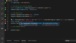 JavaScript: Reverse a String