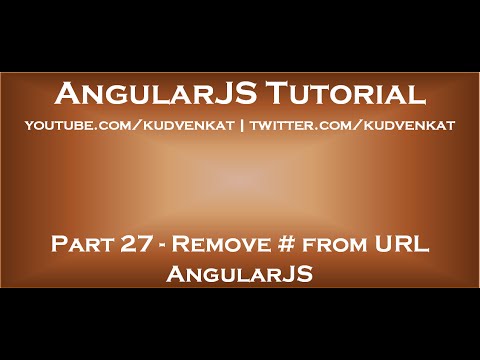 Remove from URL AngularJS