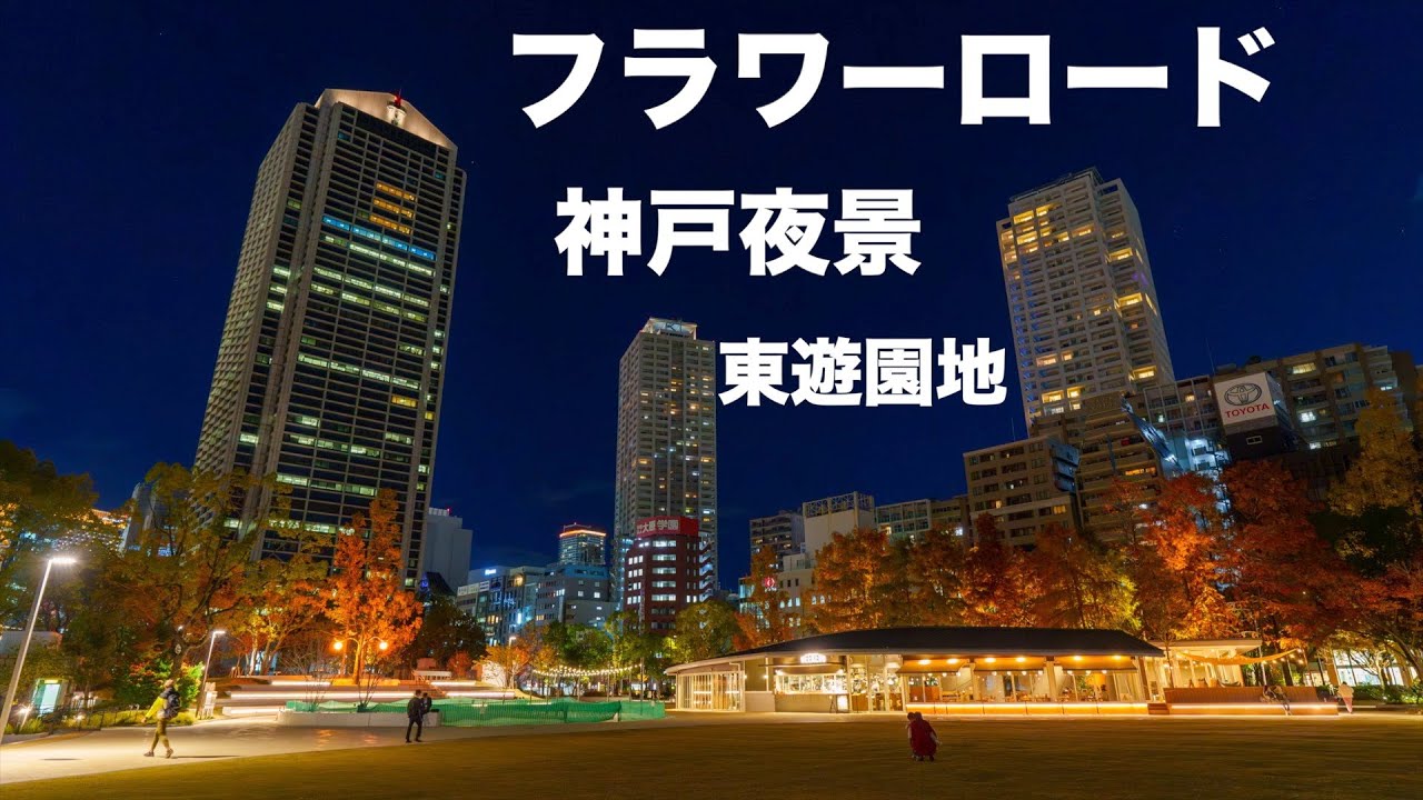 Immerse into a moonlit stroll along the enchanting Flower Road.