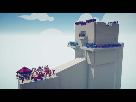 ALL RANGED UNITS vs ALL MELEE UNITS - Totally Accurate Battle Simulator TABS