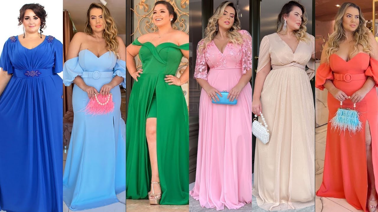 VESTIDOS DE FIESTA 2022 PARA GORDITAS || vestidos de moda tallas grandes 💕 elegantes y sofisticados