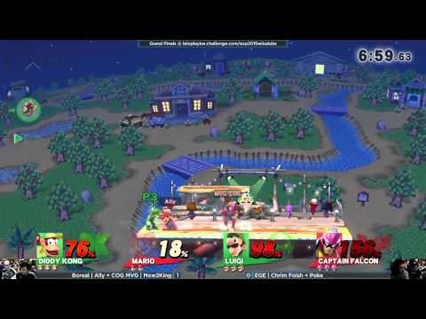 EXP 2015 --- SM4SH: EGE  Chrim Foish + Poke vs Boreal  Ally + COG MVG  Mew2King
