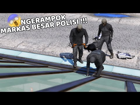 MISI EPIC MENYERANG MARKAS BESAR POLISI DI GTA 5 - GTA 5 STORY